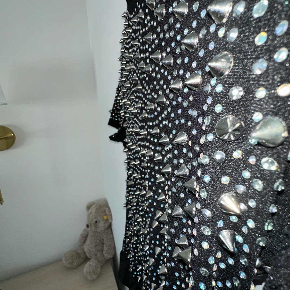 🖤✨ Akira Rhinestone Studded Bodysuit – Size L – NWOT - Picture 5 of 6